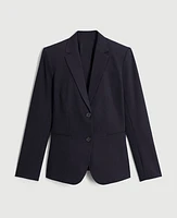 Ann Taylor The Long Two-Button Blazer Seasonless Stretch Women's