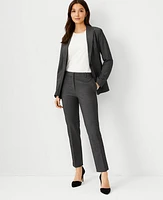 Ann Taylor The Ankle Pant Bi-Stretch Dark Grey Women's