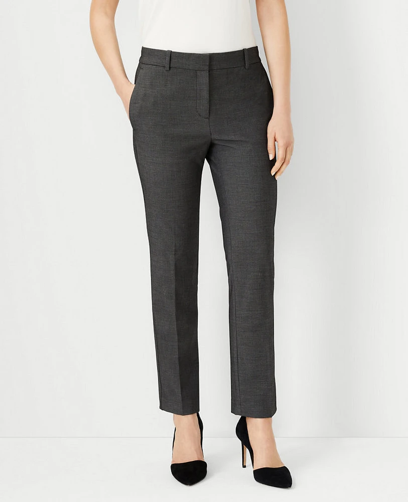 Ann Taylor The Ankle Pant Bi-Stretch Dark Grey Women's