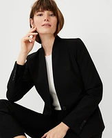 Ann Taylor The Petite Cutaway Blazer Bi-Stretch Women's