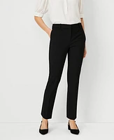 Ann Taylor The Tall Ankle Pant Bi-Stretch Black Women's