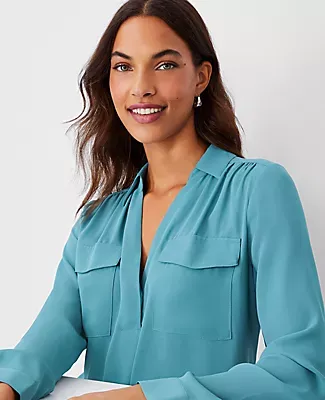 Ann Taylor Tall Camp Shirt