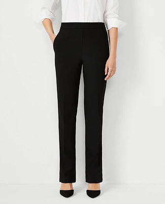 Ann Taylor The Petite Side Zip Straight Pant Bi-Stretch Women's