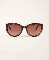 Ann Taylor Cateye Sunglasses Tortoise Brown Women's