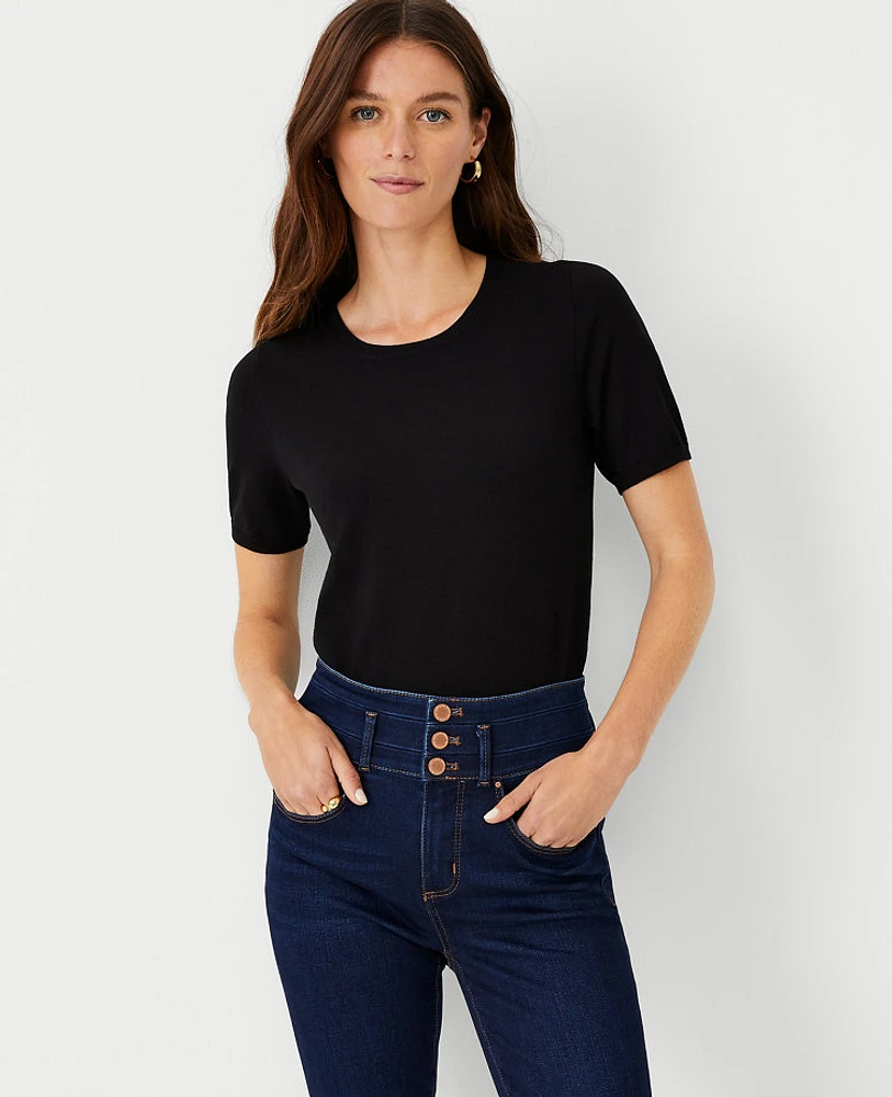 Ann Taylor Petite Sweater T-Shirt Women's