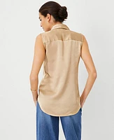 Ann Taylor Sleeveless Essential Shirt Women's