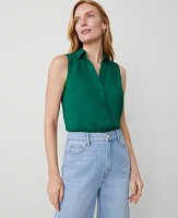 Ann Taylor Sleeveless Essential Shirt Women's