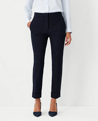 Ann Taylor The High Waist Ankle Pant - Curvy Fit Atlantic Navy Women's