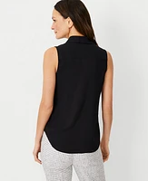 Ann Taylor Petite Sleeveless Essential Shirt Women's