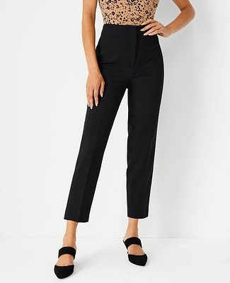 Ann Taylor The Petite Lana Slim Pant Size 4 Black Women's