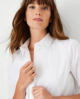 Ann Taylor Relaxed Perfect Shirt White Women's