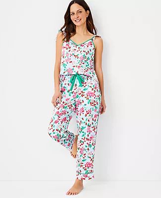 Ann Taylor Cherry Floral Cami Pajama Set
