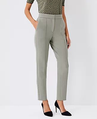 Ann Taylor The Petite High Waist Ankle Pant Double Knit