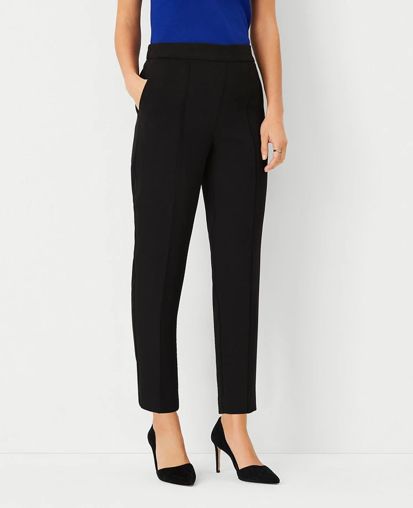 Ann Taylor The Petite Eva Easy Ankle Pant Black Women's