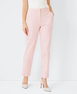 Ann Taylor The Petite High Waist Ankle Pant in Stretch Cotton - Curvy Fit