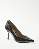 Ann Taylor Mila Tortoiseshell Print Pumps Black Women's