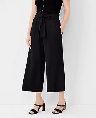 Ann Taylor The Belted Crop Pant