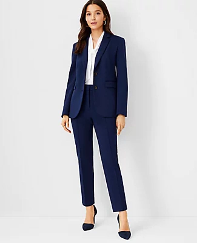 Ann Taylor The Petite High Rise Ankle Pant Double Knit