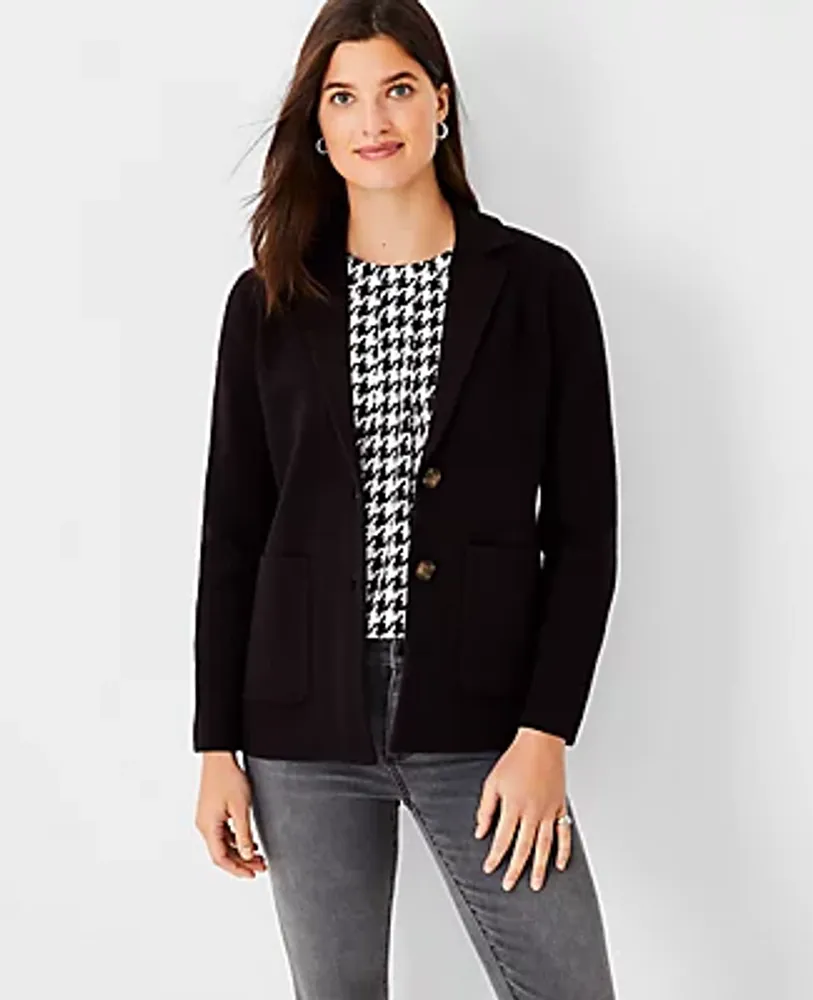 Ann Taylor Sweater Blazer