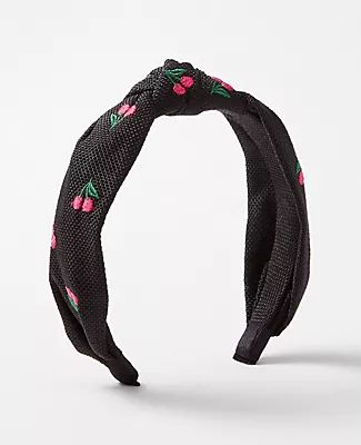 Ann Taylor Cherry Knot Headband