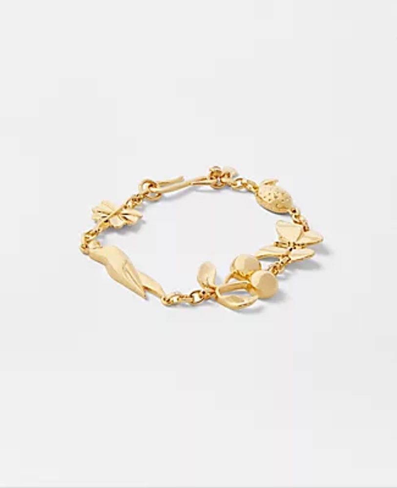 Ann Taylor Cherry Charm Bracelet