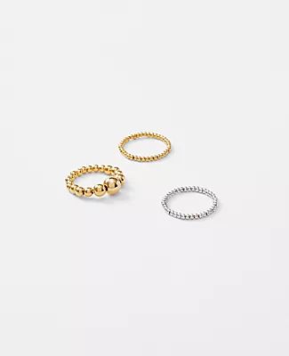 Ann Taylor Multi Studded Ring Set