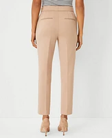 Ann Taylor The Petite Ankle Pant Double Knit Natural Camel Women's