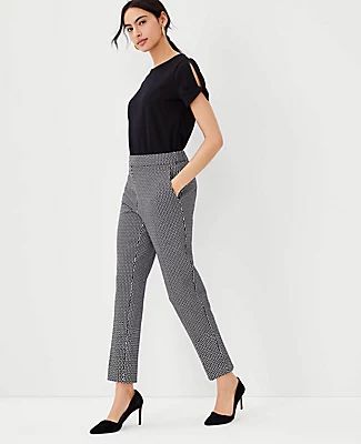 Ann Taylor The Petite Geo Easy Ankle Pant
