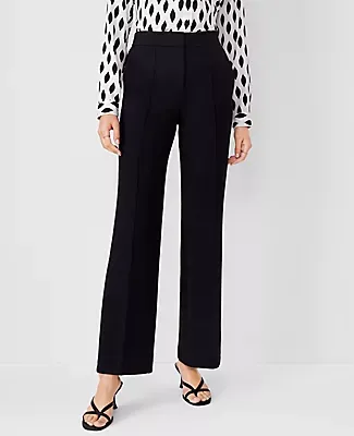 Ann Taylor The Petite Pintucked Trouser Pant Double Knit