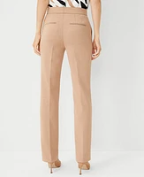 Ann Taylor The Tall Straight Pant Double Knit Natural Camel Women's