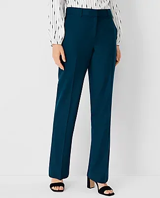 Ann Taylor The Petite Sophia Straight Pant in Airy Wool Blend