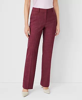 Ann Taylor The Straight Pant in Cross Weave - Classic Fit