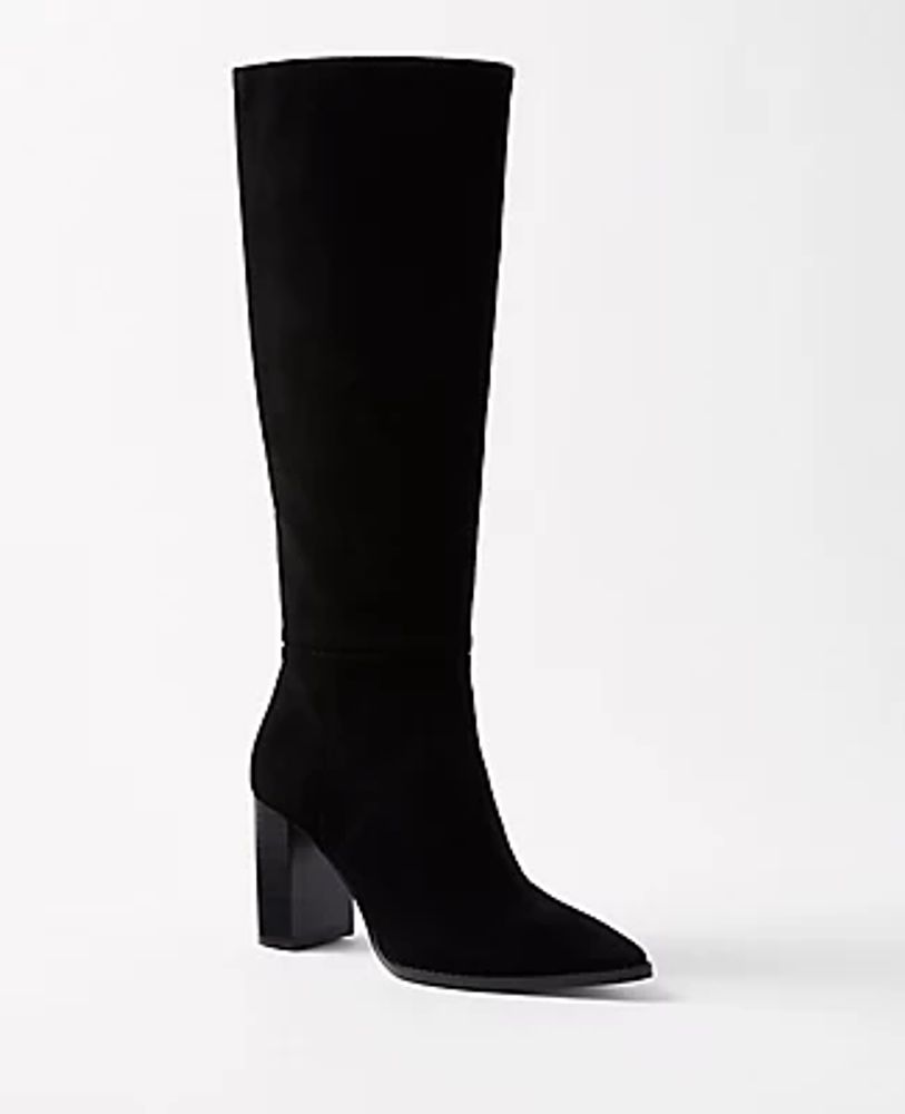 Ann Taylor Slouchy Suede Boots