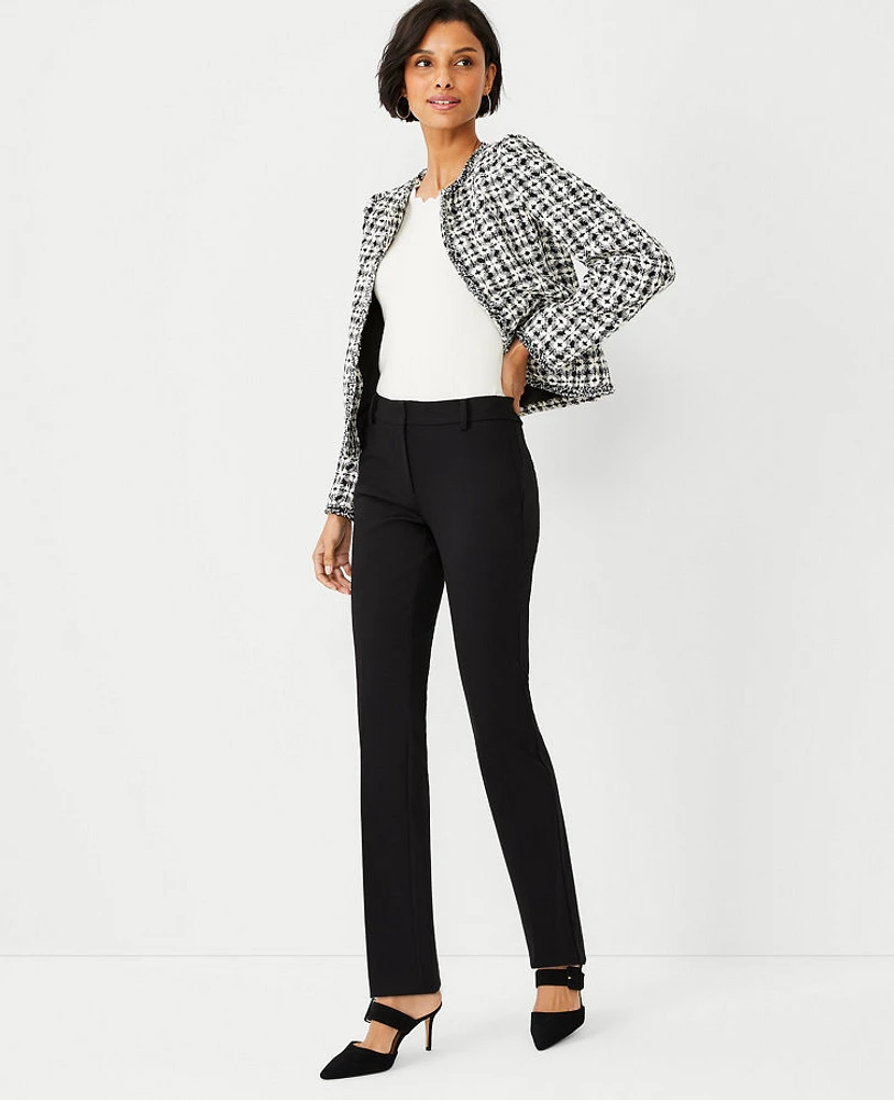 Ann Taylor The Petite Sophia Straight Pant Knit