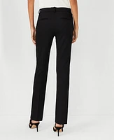 Ann Taylor The Tall Sophia Straight Pant in Knit Size 4 Black Women's