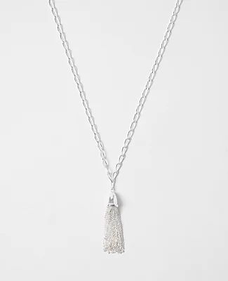Ann Taylor Tassel Pendant Necklace