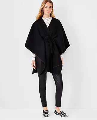 Ann Taylor Belted Poncho