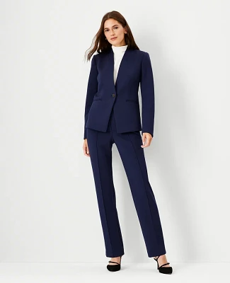 Ann Taylor The Cutaway Blazer Double Knit Pure Sapphire Women's