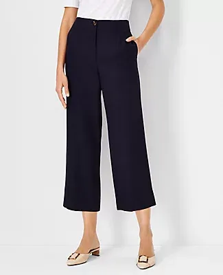Ann Taylor The Seamed Straight Crop Pant