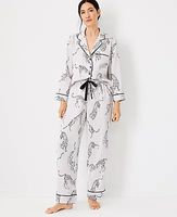 Ann Taylor Animal Print Pajama Set