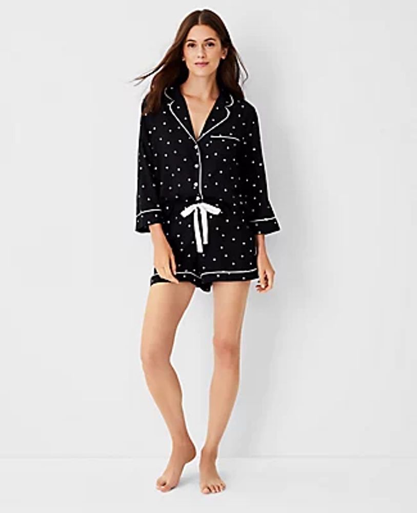 Ann Taylor Polka Dot Pajama Set