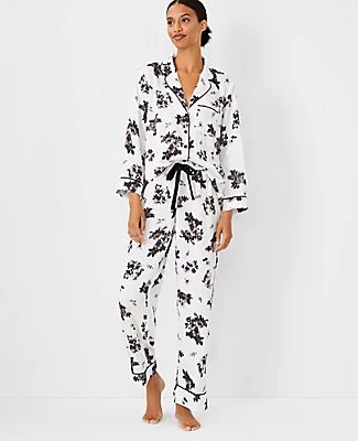 Ann Taylor Ikat Floral Pajama Set