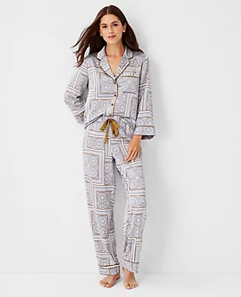 Ann Taylor Mosaic Pajama Set