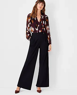 Ann Taylor The Pull On Wide Leg Pant