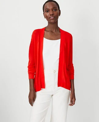 Ann Taylor Lightweight Open Cardigan Women's