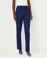 Ann Taylor The Side Zip Straight Pant Bi-Stretch Women's