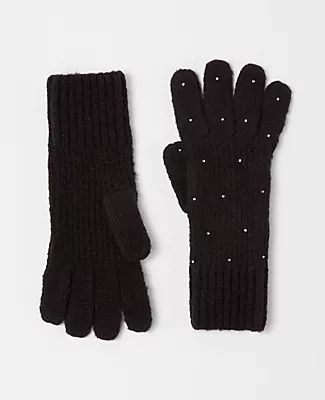 Ann Taylor Rhinestone Embellished Gloves
