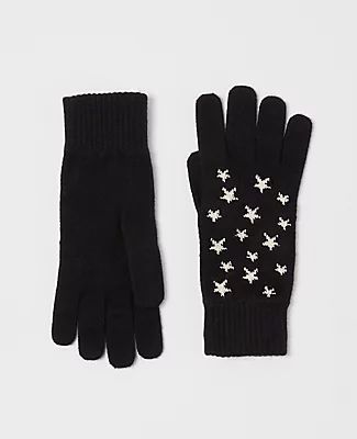 Ann Taylor Shimmer Star Gloves