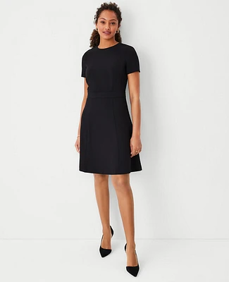 Ann Taylor The Flare Dress Fluid Crepe Women's