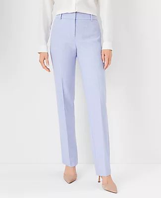 Ann Taylor The Straight Pant Cross Weave